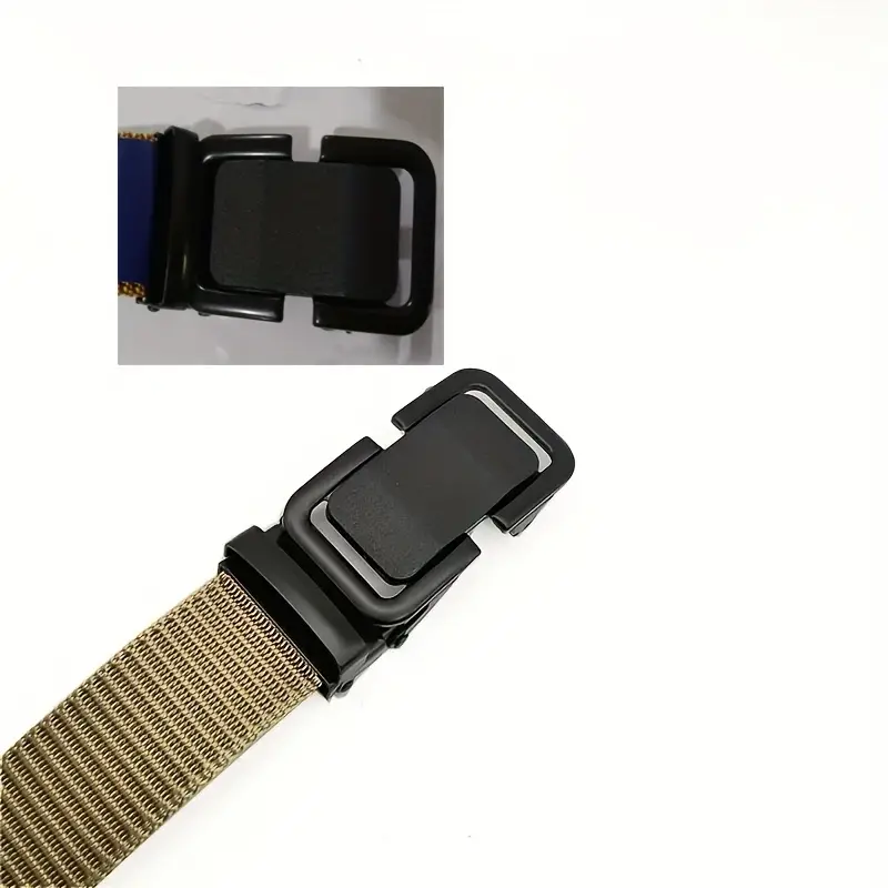 Men's Nylon Woven Casual Belt, All-match Sport Outdoor Belt (B005)