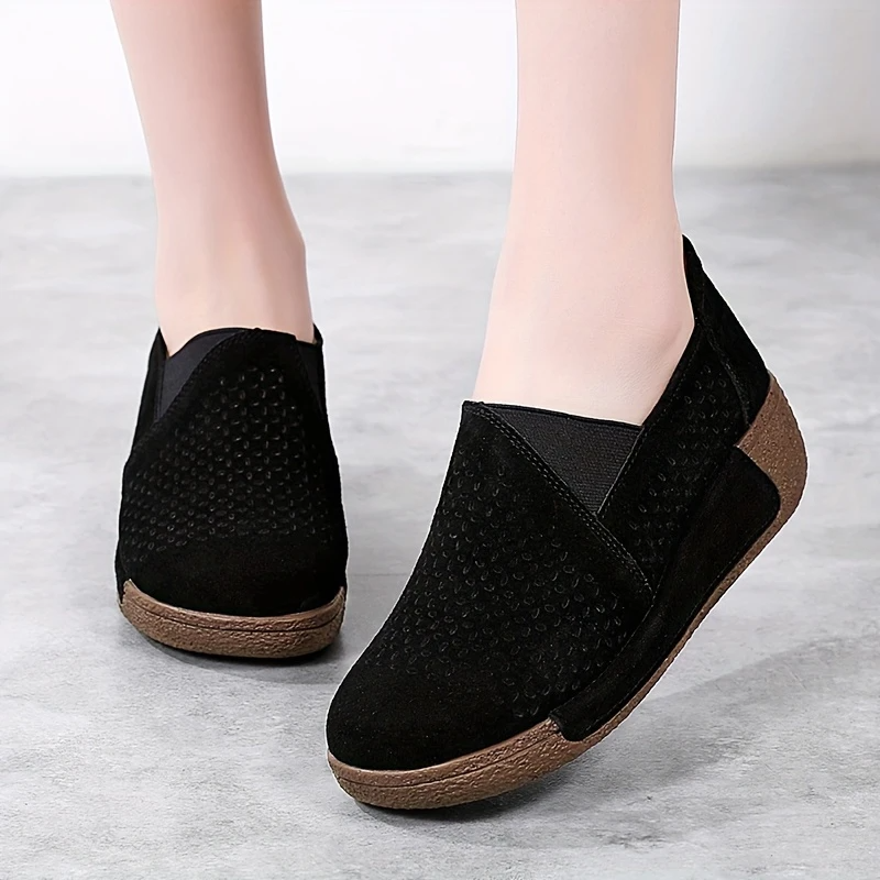 Spring & Summer 50% Offđ Womenâs Orthopedic Flats Platform Walking Shoes, Comfort Leather Loafers