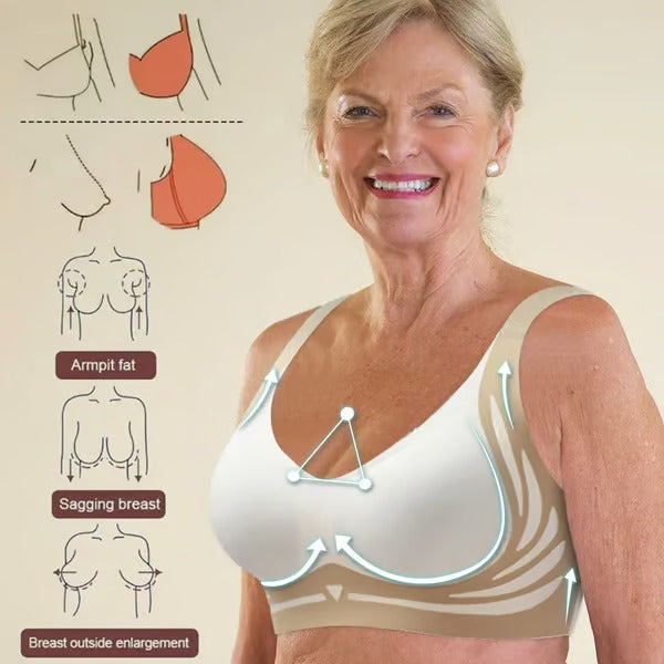 HOT SALE 45%š„Super gather bra, Wireless Push-up Bra - No more Sagging Breasts