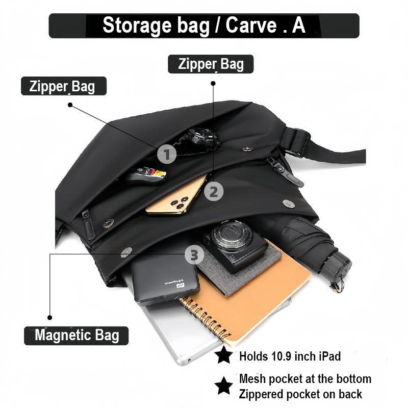 š„ Hot Sale 50% OFF ā¤ļø Anti-Theft Men's Sling Bag ā Travel & Work Ready!