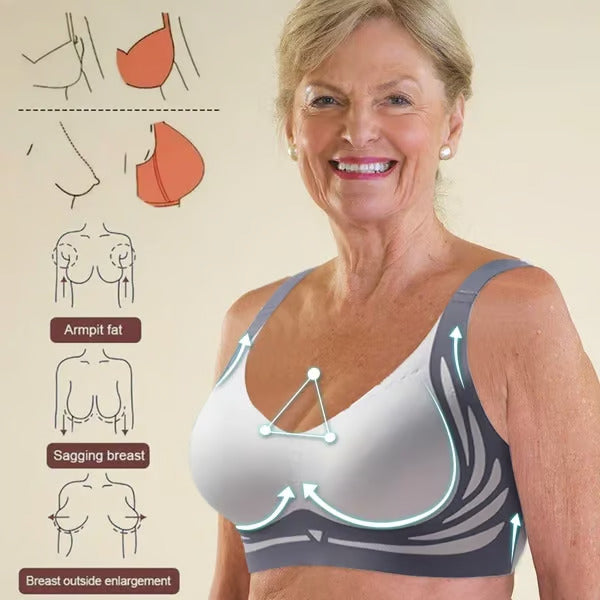 HOT SALE 45%š„Super gather bra, Wireless Push-up Bra - No more Sagging Breasts