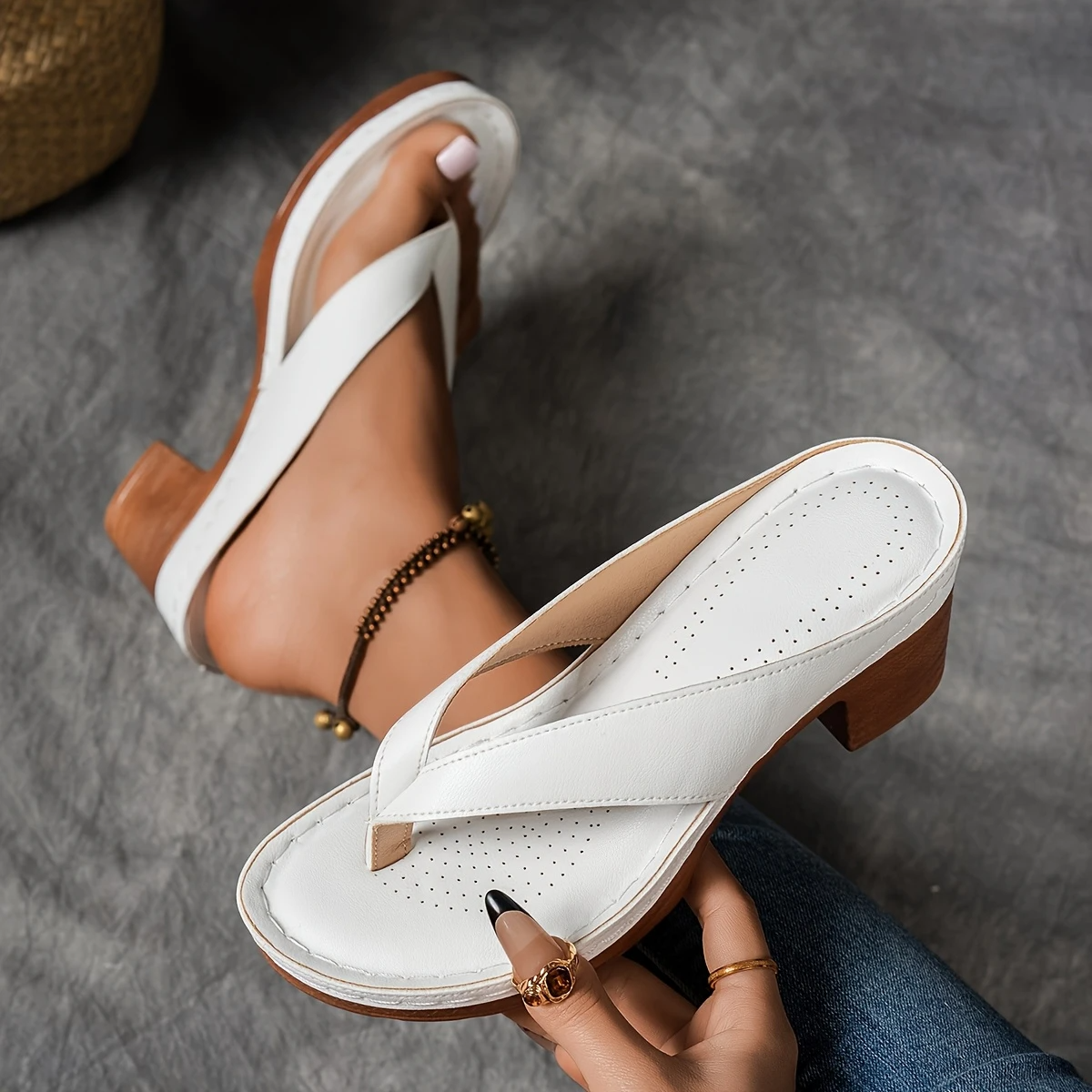 🌼Spring Sale 49% Off❤️ Women's Stylish High-Heeled Summer Sandals | Comfortable, Breathable & Versatile