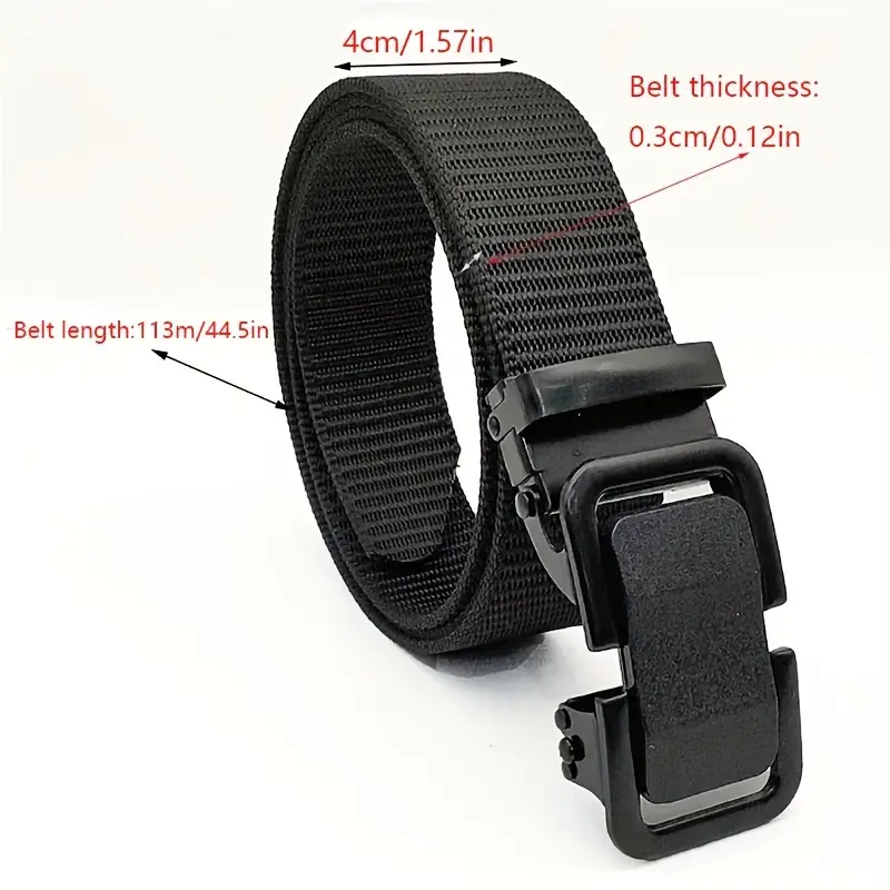 Men's Nylon Woven Casual Belt, All-match Sport Outdoor Belt (B005)