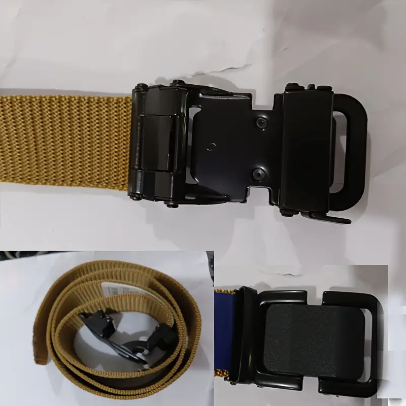 Men's Nylon Woven Casual Belt, All-match Sport Outdoor Belt (B005)