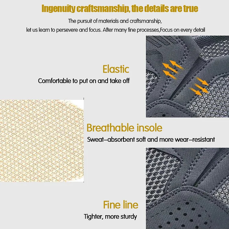 On This Week Sale OFF 50%đ„Mens' Breathable Mesh Orthopedic Loafers
