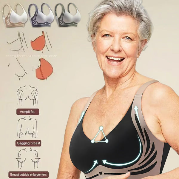 HOT SALE 45%š„Super gather bra, Wireless Push-up Bra - No more Sagging Breasts