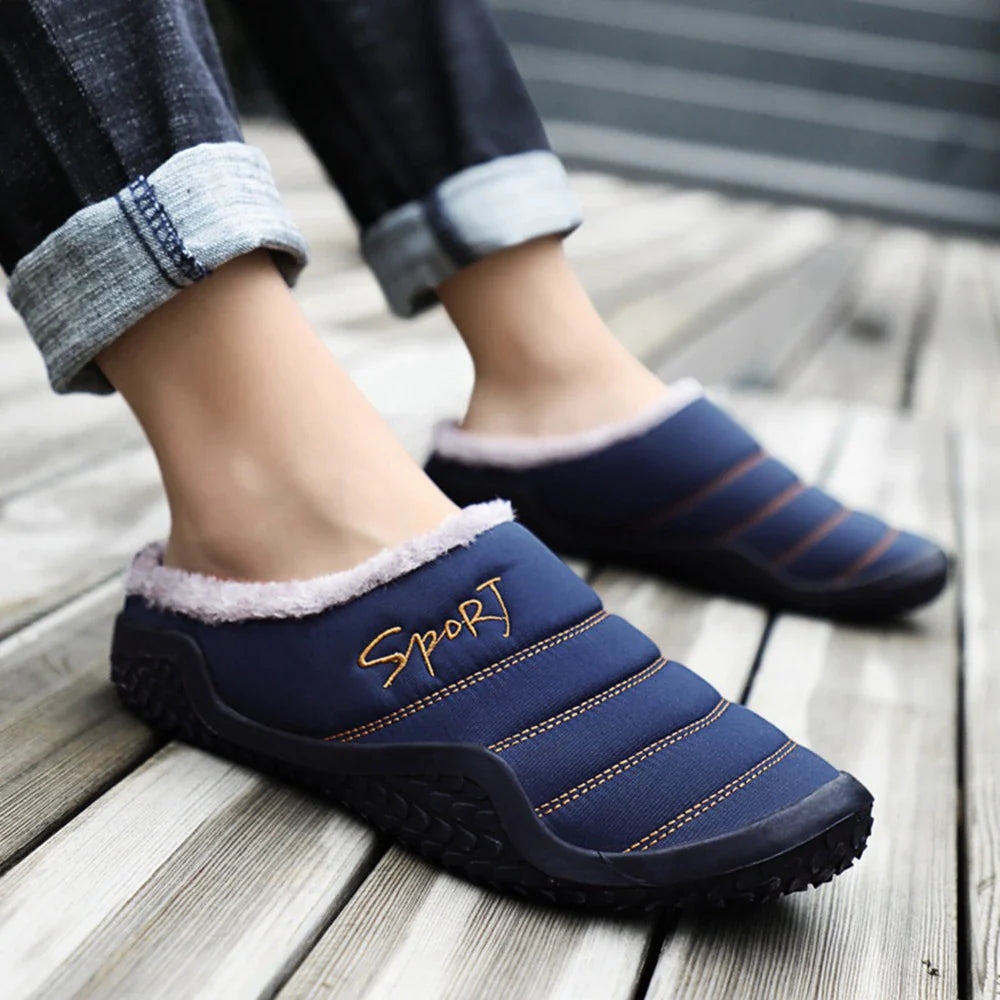 Men's Cozy Winter Comfort Slippers for Outdoor