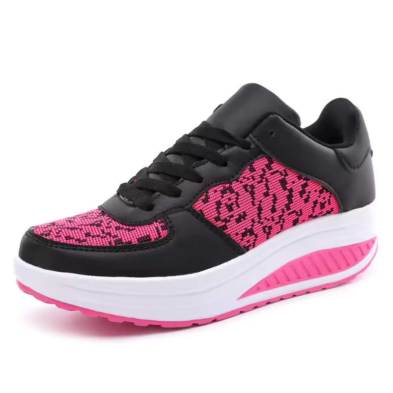 Spring Special 49% Off💝 Women's Orthopedic Lace-Up Leather Platform Sneakers – Casual Walking Shoes