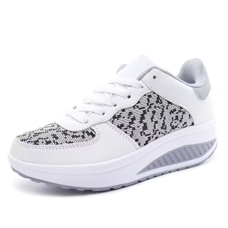 Spring Special 49% Off💝 Women's Orthopedic Lace-Up Leather Platform Sneakers – Casual Walking Shoes