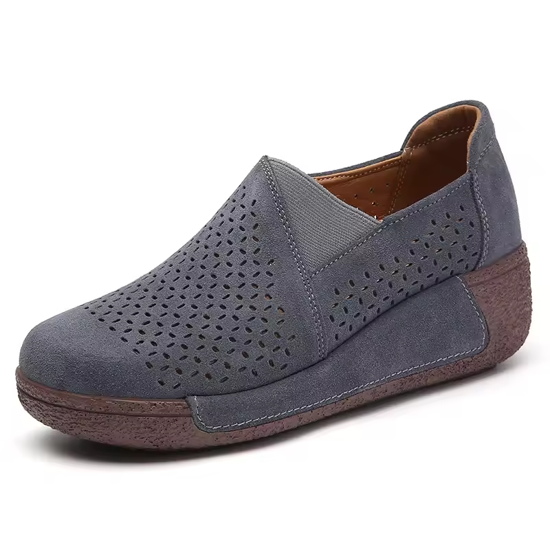 Spring & Summer 50% Offđ Womenâs Orthopedic Flats Platform Walking Shoes, Comfort Leather Loafers