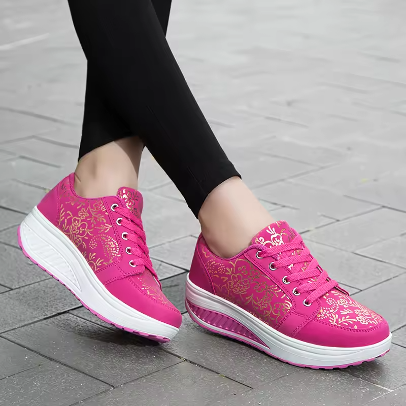 💮 Spring Special 49% Off💝 Women's Orthopedic Slimming Toning Platform Sneakers, Comfort Walking Shoes