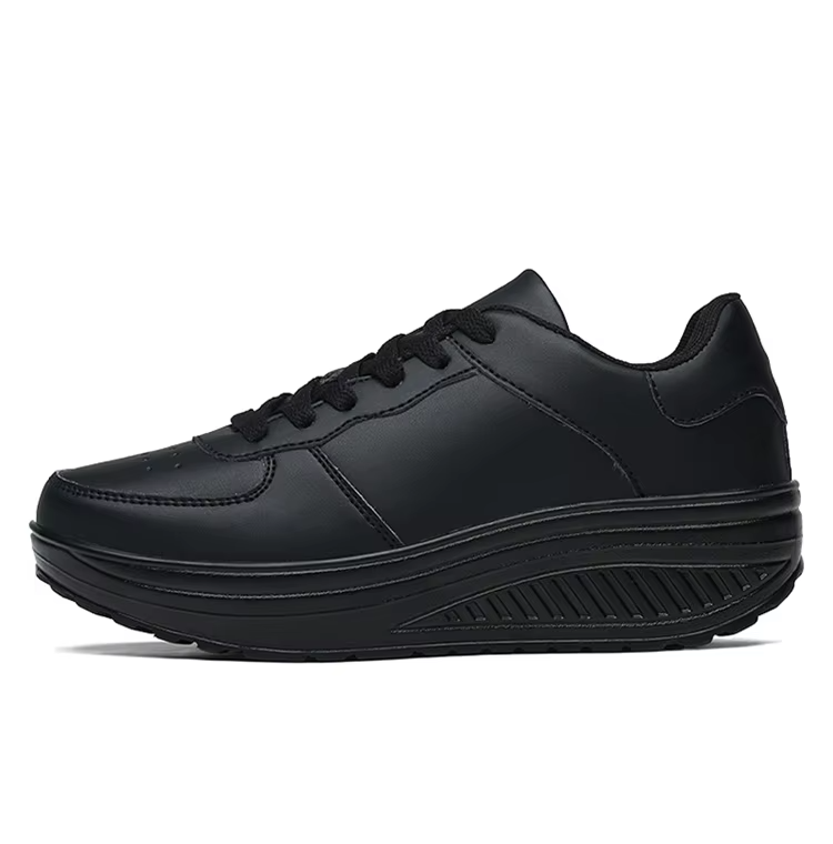 Spring Special 49% Off💝 Women's Orthopedic Lace-Up Leather Platform Sneakers – Casual Walking Shoes
