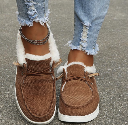 š„On This Week Sale OFF 50%š„Women's Shoes Lace Up Canvas Flat-heel Casual Cotton Shoes