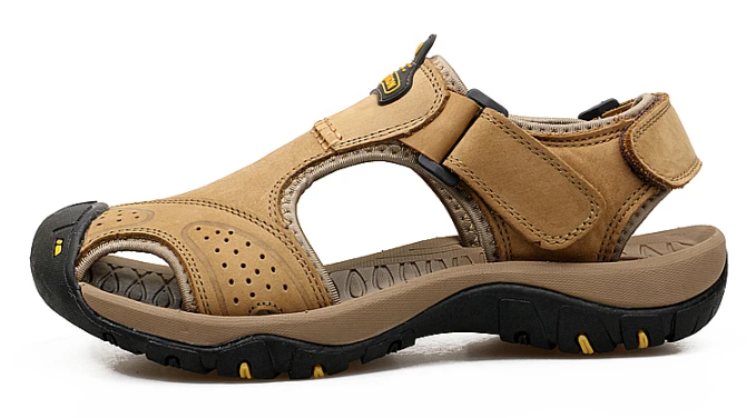 On This Week Sale off 70%🔥 Men's Outdoor Leather Orthopedic Summer Sandals