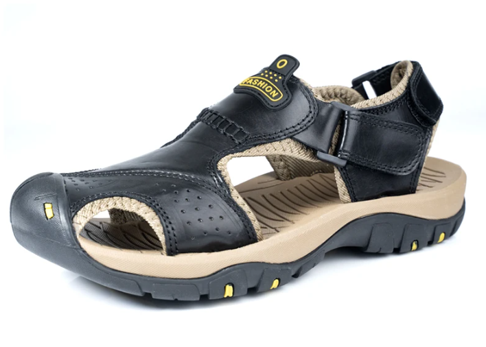 On This Week Sale off 70%🔥 Men's Outdoor Leather Orthopedic Summer Sandals