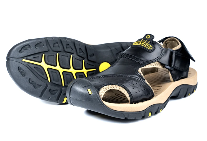 On This Week Sale off 70%🔥 Men's Outdoor Leather Orthopedic Summer Sandals