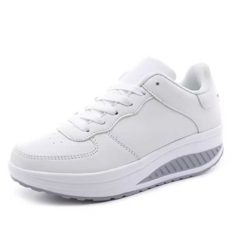 Spring Special 49% Off💝 Women's Orthopedic Lace-Up Leather Platform Sneakers – Casual Walking Shoes