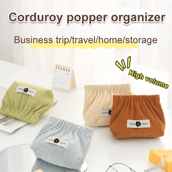 Hot Sale 50%❤️ Corduroy Elastic Hair Tie Organizer
