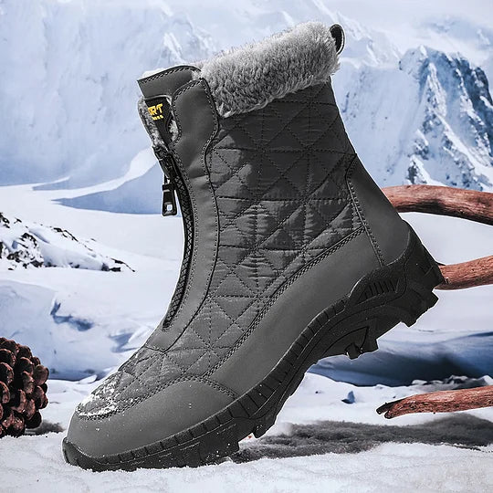 (⏰Limited Time 49% Discount Event) Men's Winter Warm Wide Toe Orthopedic Arch Support Snow Boots Waterproof Non-slip Anti-puncture Work Boots