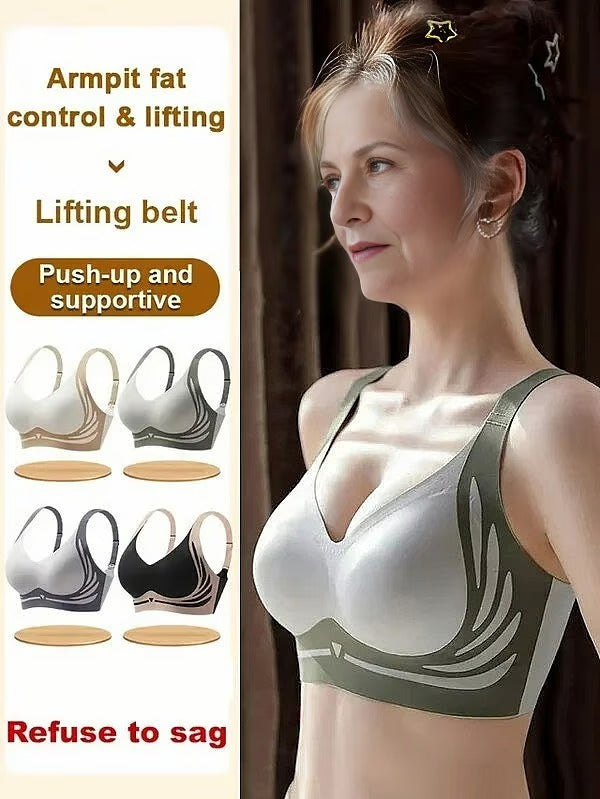 HOT SALE 45%š„Super gather bra, Wireless Push-up Bra - No more Sagging Breasts