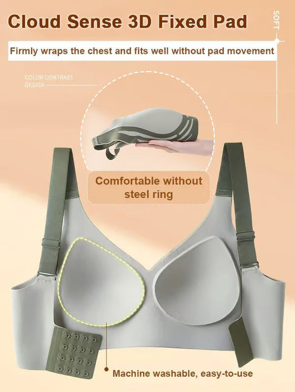 HOT SALE 45%š„Super gather bra, Wireless Push-up Bra - No more Sagging Breasts