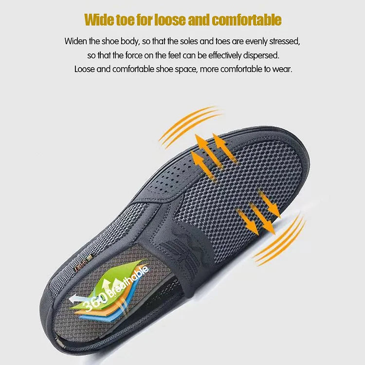 On This Week Sale OFF 50%đ„Mens' Breathable Mesh Orthopedic Loafers