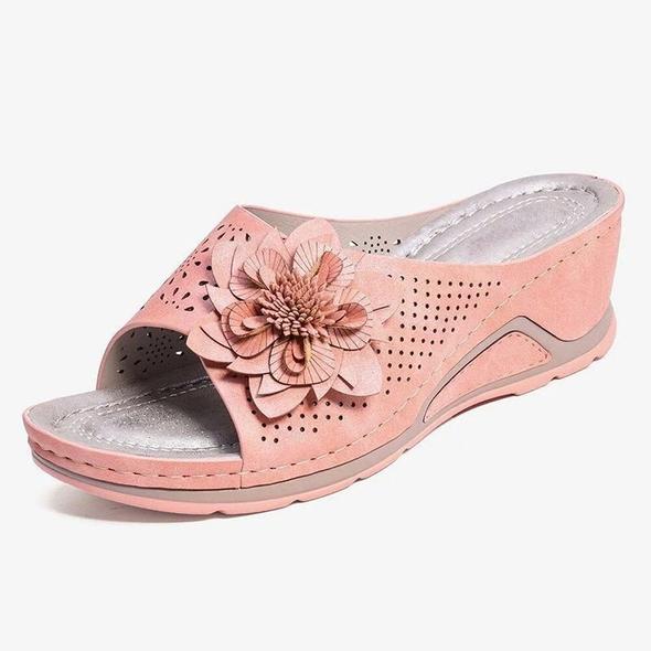 Leather Soft Footbed Orthopedic Arch-Support Sandals