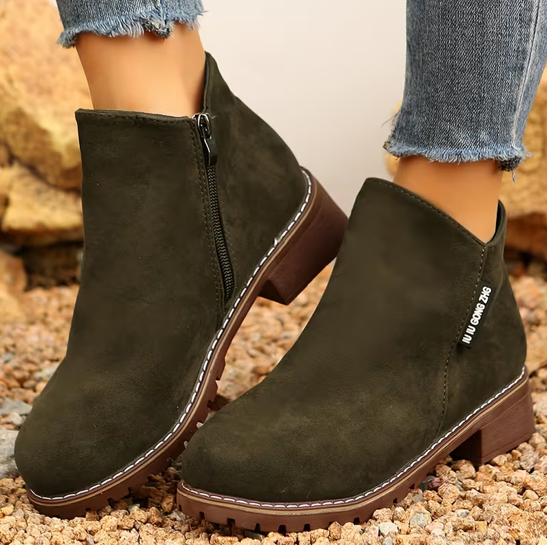 Fall Promotion 50% Off❤️ Women's Wide-Fit Ankle Boots, Orthopedic Comfort Boots