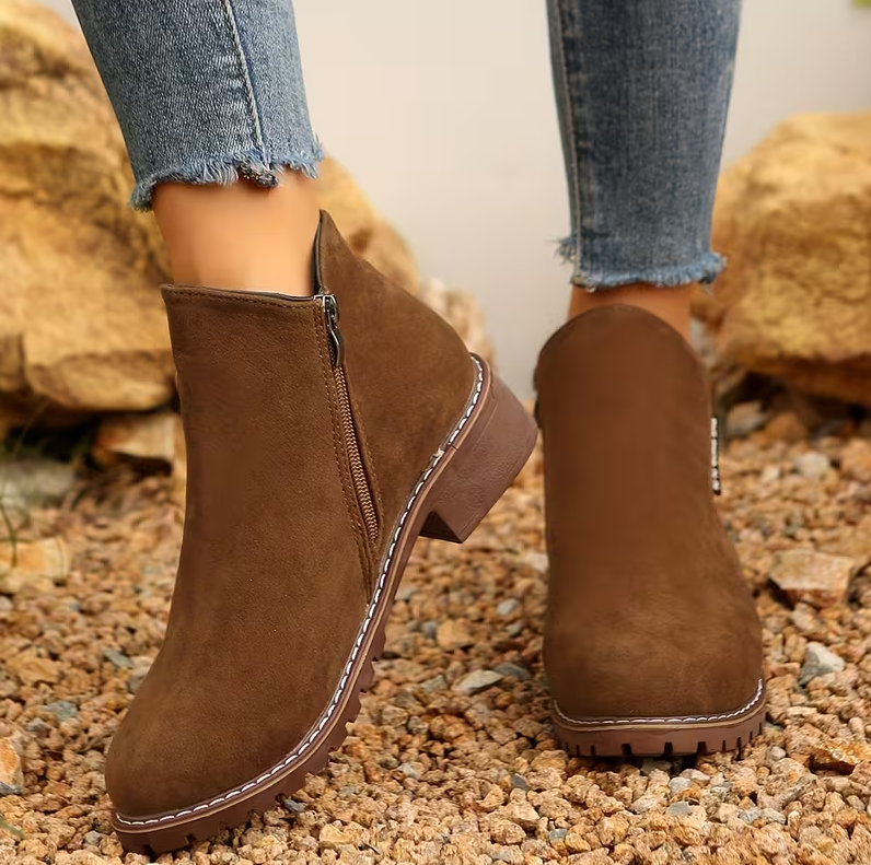 Fall Promotion 50% Off❤️ Women's Wide-Fit Ankle Boots, Orthopedic Comfort Boots