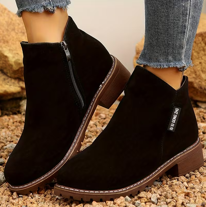 Fall Promotion 50% Off❤️ Women's Wide-Fit Ankle Boots, Orthopedic Comfort Boots