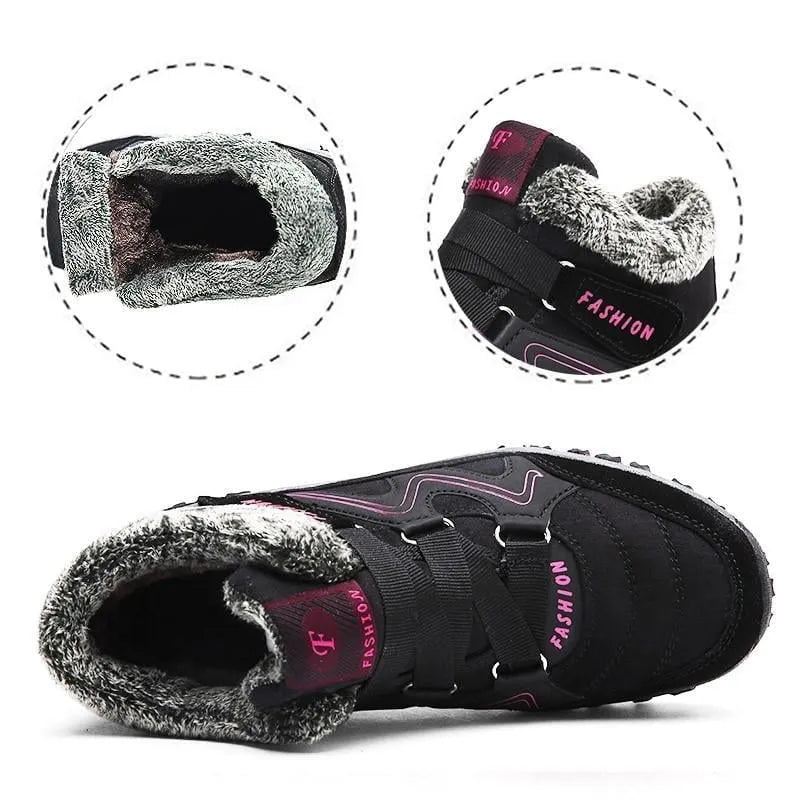 🎁Last Day 50% Off ❄️ Women's Cozy Winter Waterproof Anti-Slip Orthopedic Boots
