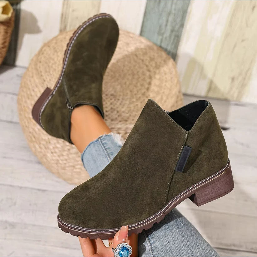 Fall Promotion 50% Off❤️ Women's Wide-Fit Ankle Boots, Orthopedic Comfort Boots