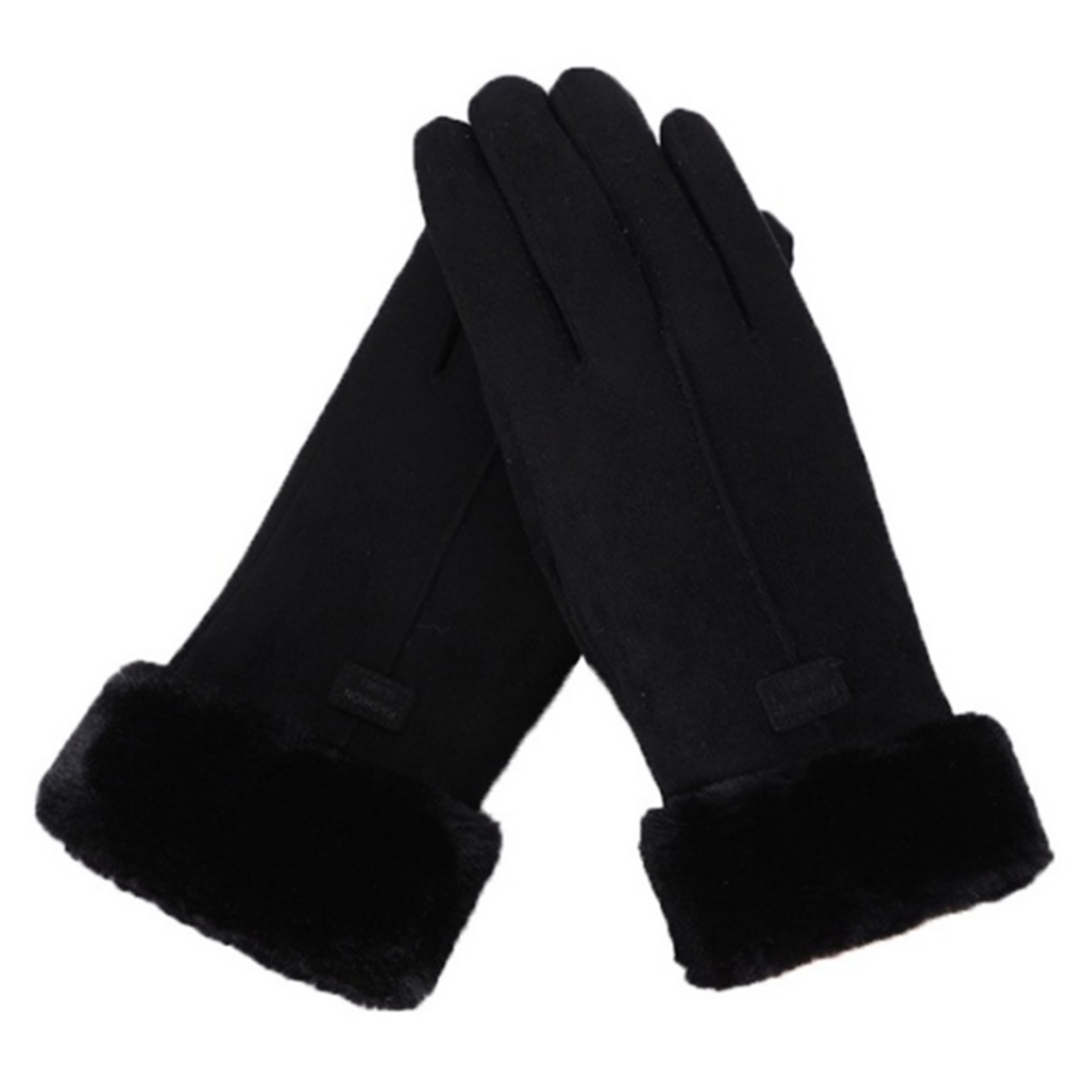 Cozy And Stylish Plush Touch Sensitive Winter Gloves